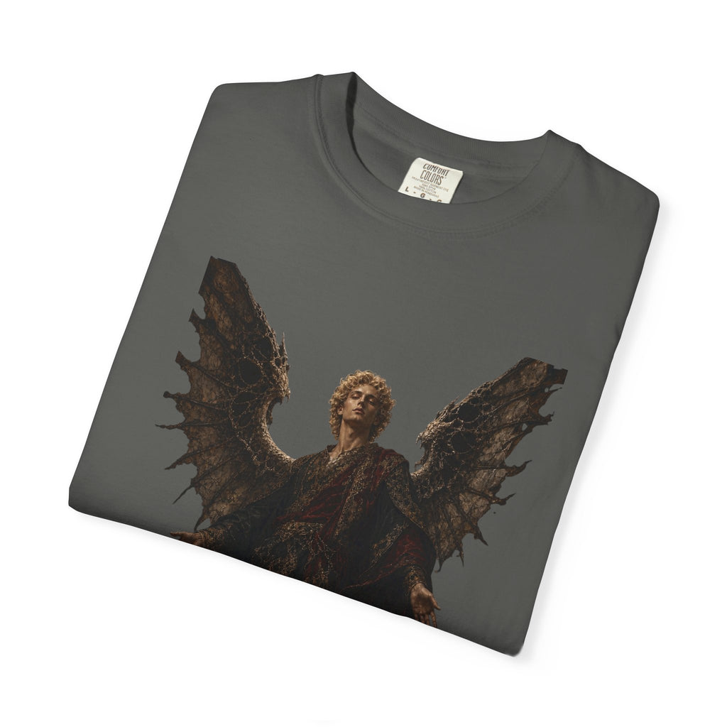 Guardian Angel -Faith- Graphic T‑Shirt — 'Tutus Sum' Cross Tee