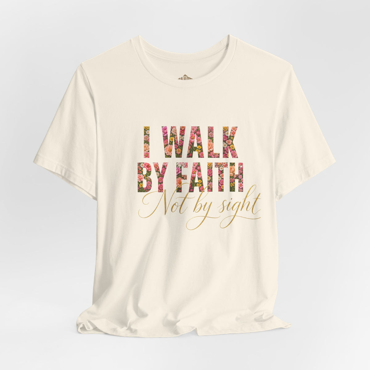 "I Walk by Faith" Bella Canvas 3001, Short sleeve T-shirt