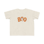 Toddler Tee - 'Boo' Ghost Halloween Striped Shirt