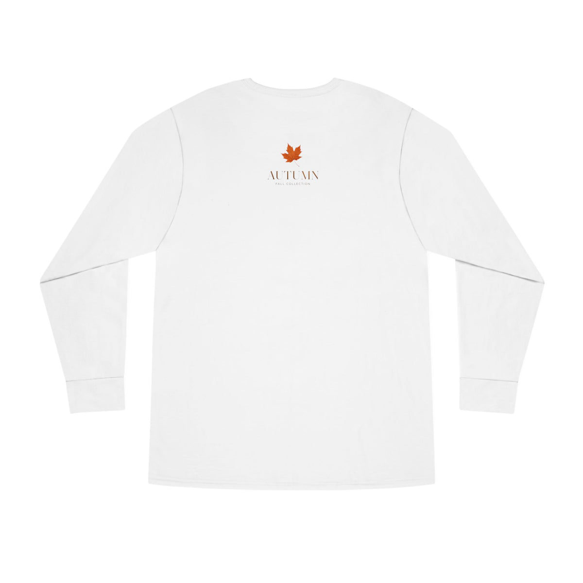 Autumn Leaves Long Sleeve Tee — 'AUTUMN' Maple Graphic Cozy Fall Shirt