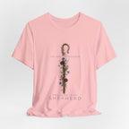 Shepherd Floral Staff T‑Shirt — 'The Lord Is My Shepherd' Faith Tee