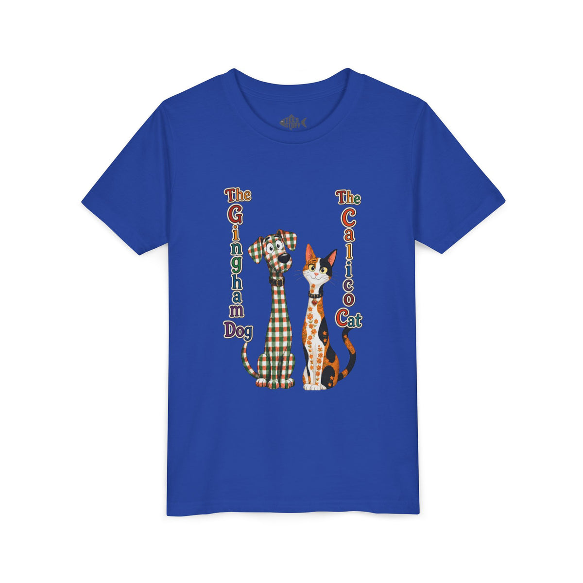 Gingham Dog & Calico Cat Kids Shirt