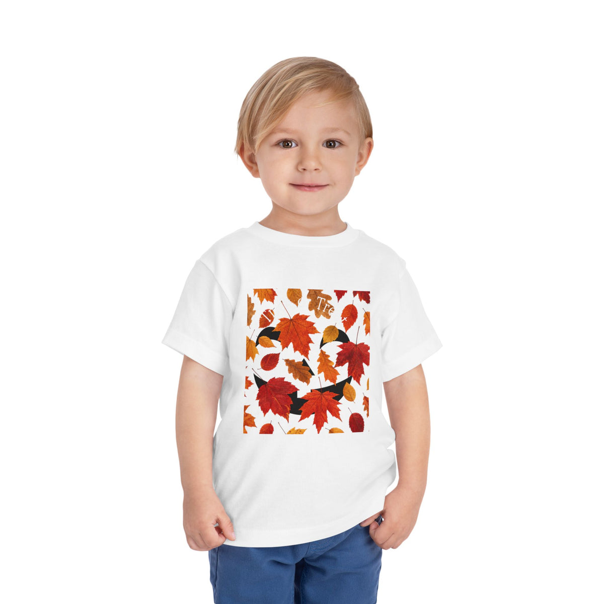 Toddler Fall Leaves Short Sleeve Tee