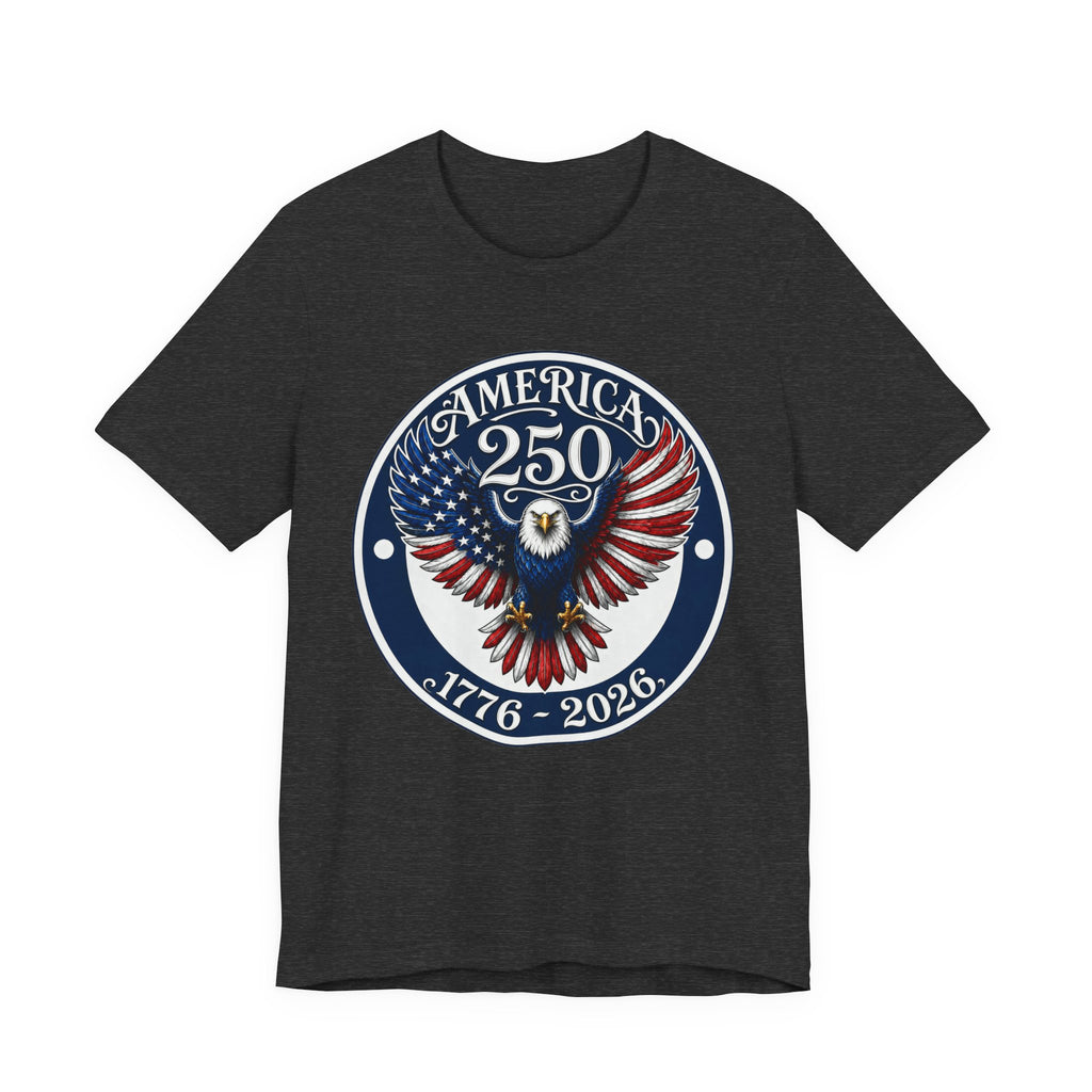 America 250 Eagle T-Shirt – 1776-2026 Bicentennial Patriotic Tee