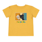 Toddler Cat Puzzle Tee — "Puzzle Me" Short Sleeve Kids Shirt