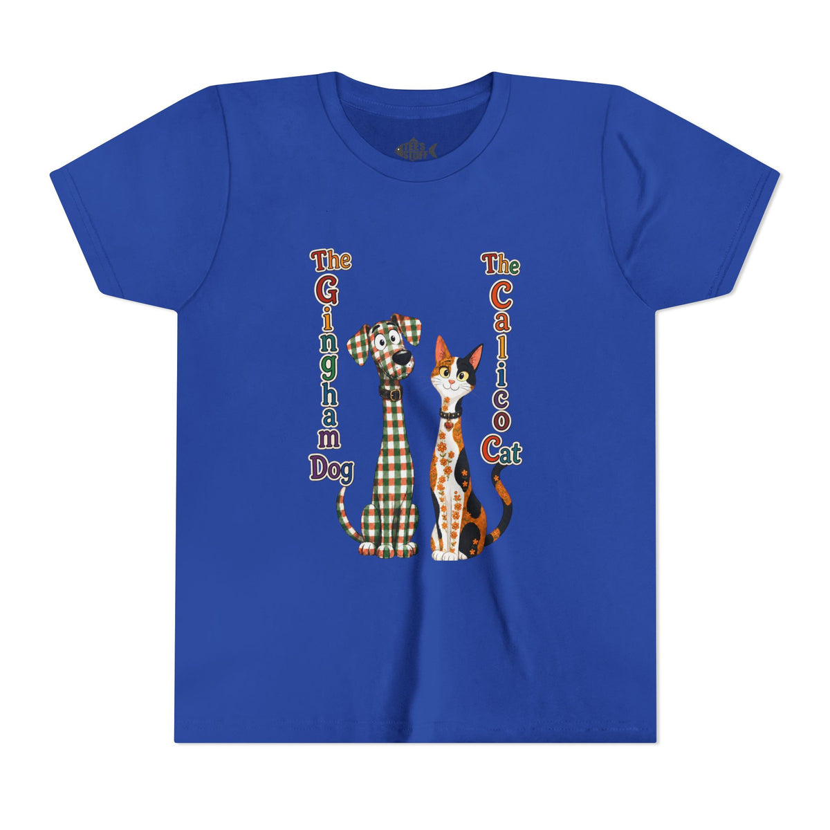 Gingham Dog & Calico Cat Kids Shirt
