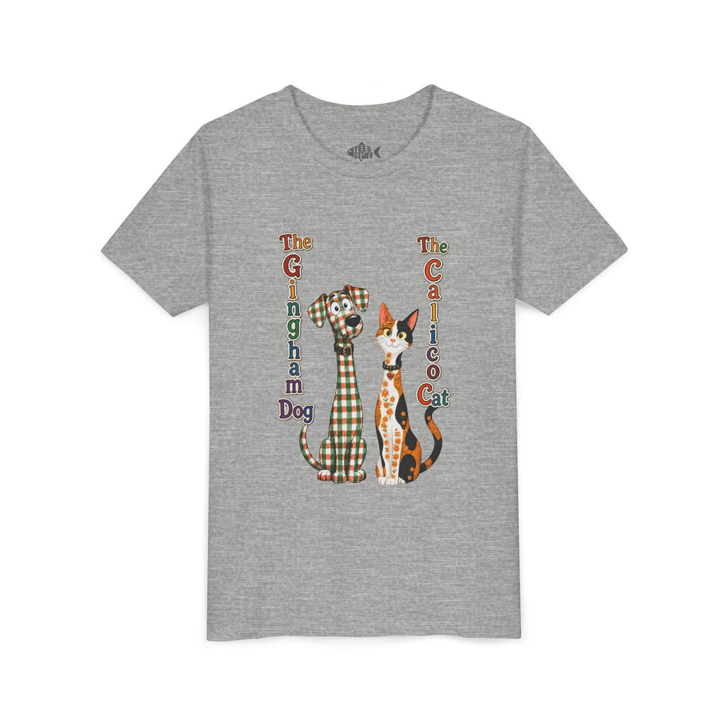 Gingham Dog & Calico Cat Kids Shirt