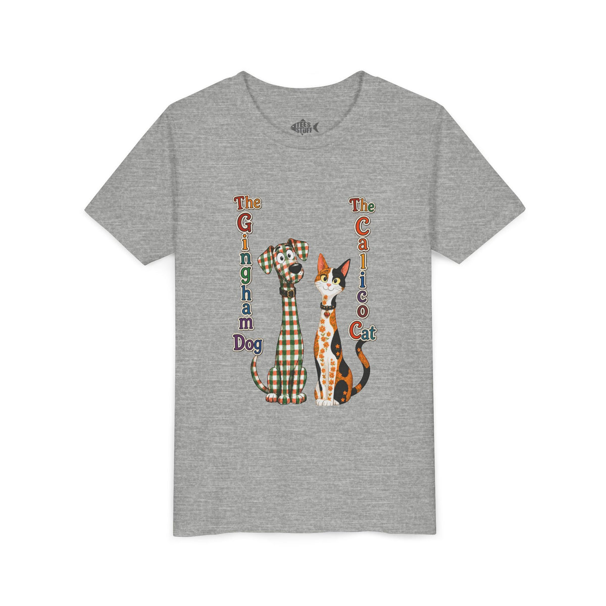 Gingham Dog & Calico Cat Kids Shirt