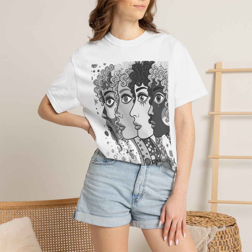 Artsy Pop Art Faces Graphics