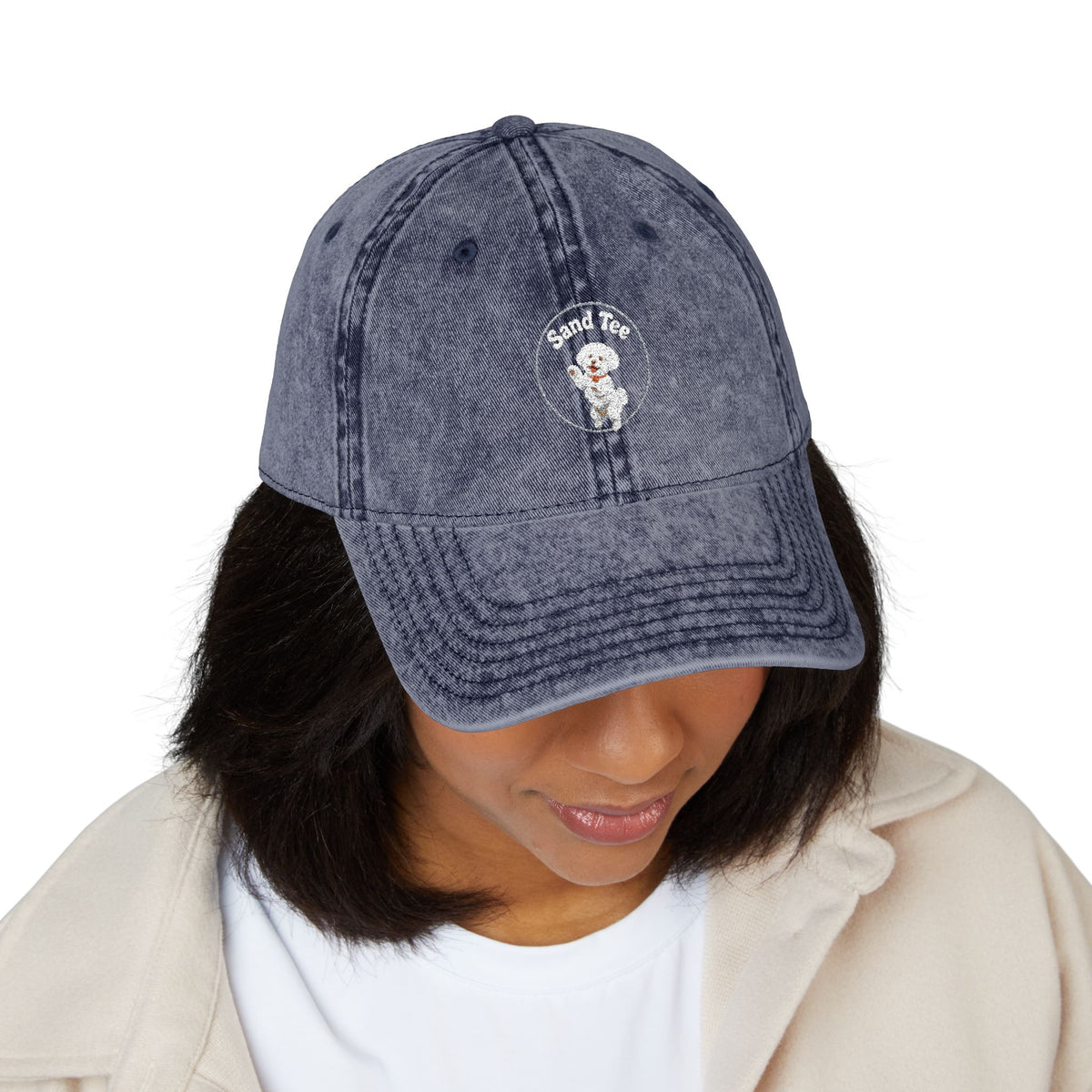 Dog Vintage Cap (Embroidery)