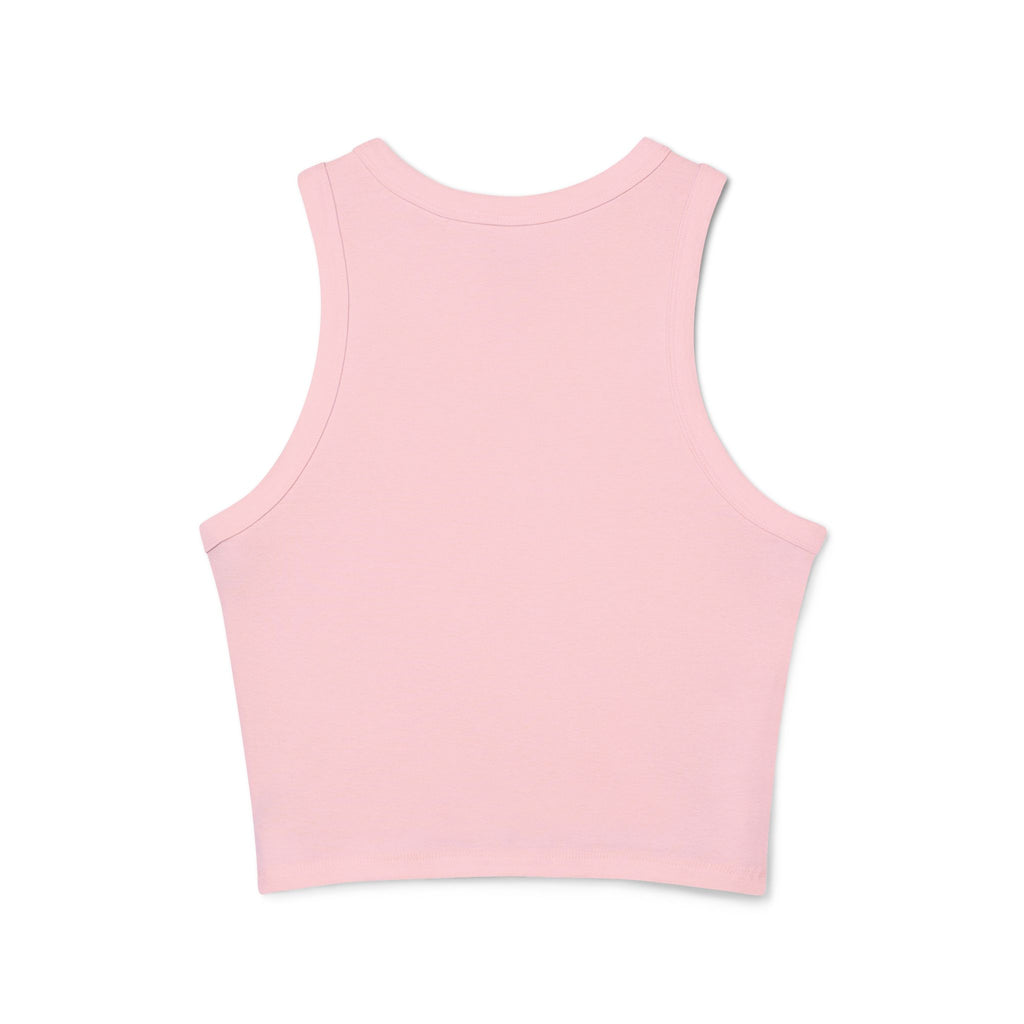 Orange Slice Splash Racer Tank Top | Citrus Fruit Graphic