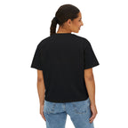 Women's Boxy Tee — Brown Spaniel Dog Graphic T‑Shirt