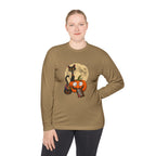 Halloween Pumpkin & Black Cat Long Sleeve Tee — "Trick or Treat / Hello Halloween"