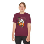 Kids Halloween Trick or Treat T-Shirt — Cute Pumpkin, Ghost & Black Cat Design