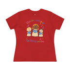 Women's Praise Choir Tee — "When the Praises Go Up, The Blessings Come Down"