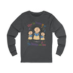 Christian Choir Long Sleeve Tee — "When the Praises Go Up, The Blessings Come Down"