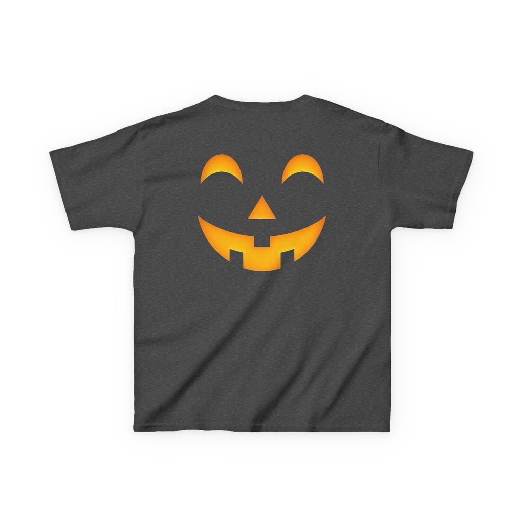 Kids Halloween Pumpkin Face Tee — Cute Jack-O'-Lantern T-Shirt for Children