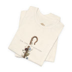 Shepherd Floral Staff T‑Shirt — 'The Lord Is My Shepherd' Faith Tee
