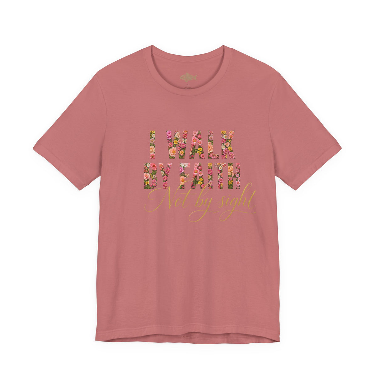 "I Walk by Faith" Bella Canvas 3001, Short sleeve T-shirt