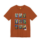 Picasso Portrait Grid T‑Shirt — Colorful Cubist Faces Art Tee