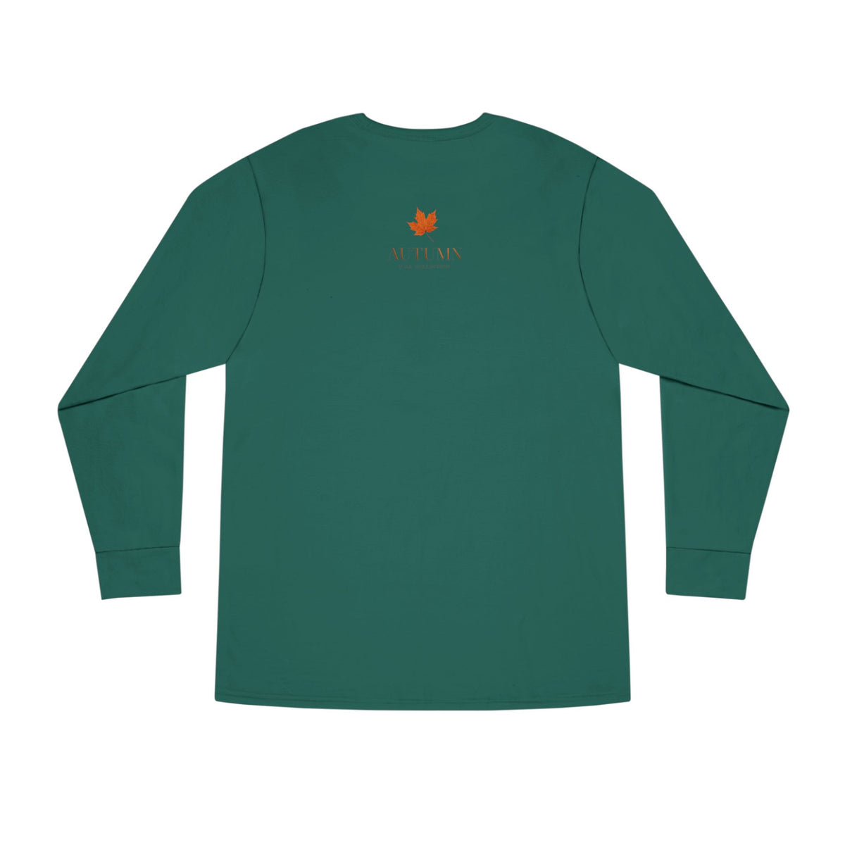 Autumn Leaves Long Sleeve Tee — 'AUTUMN' Maple Graphic Cozy Fall Shirt