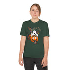 Kids Halloween Trick or Treat T-Shirt — Cute Pumpkin, Ghost & Black Cat Design