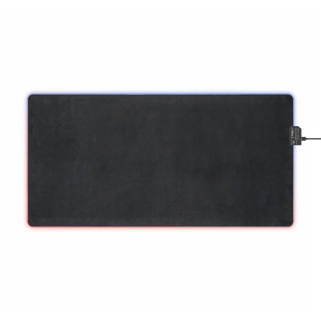 LED Gaming Mouse Pad — Storm Angel Design with TUERI Name, RGB Extended Desk Mat