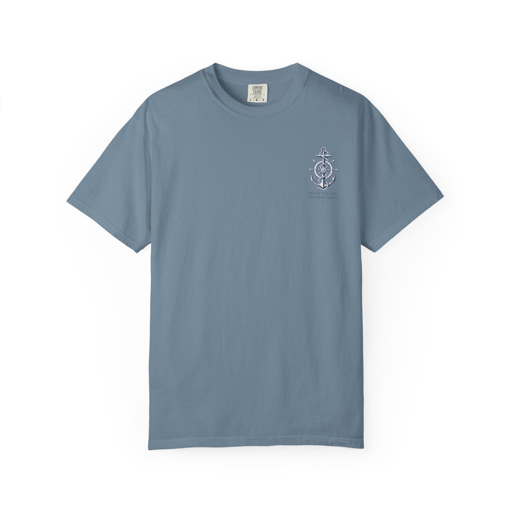 Nautical Anchor -Unisex Garment-Dyed T-shirt