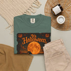 It's Halloween Vintage Moonlit Cat Halloween T-Shirt