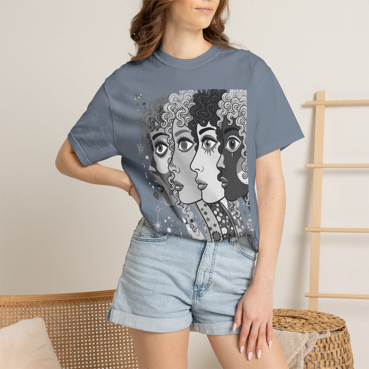 Artsy Pop Art Faces Graphics