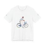 Bicycle Rider Illustration Jersey Tee