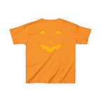 Kids Halloween Pumpkin Face Tee — Cute Jack-O'-Lantern T-Shirt for Children
