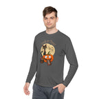 Halloween Pumpkin & Black Cat Long Sleeve Tee — "Trick or Treat / Hello Halloween"