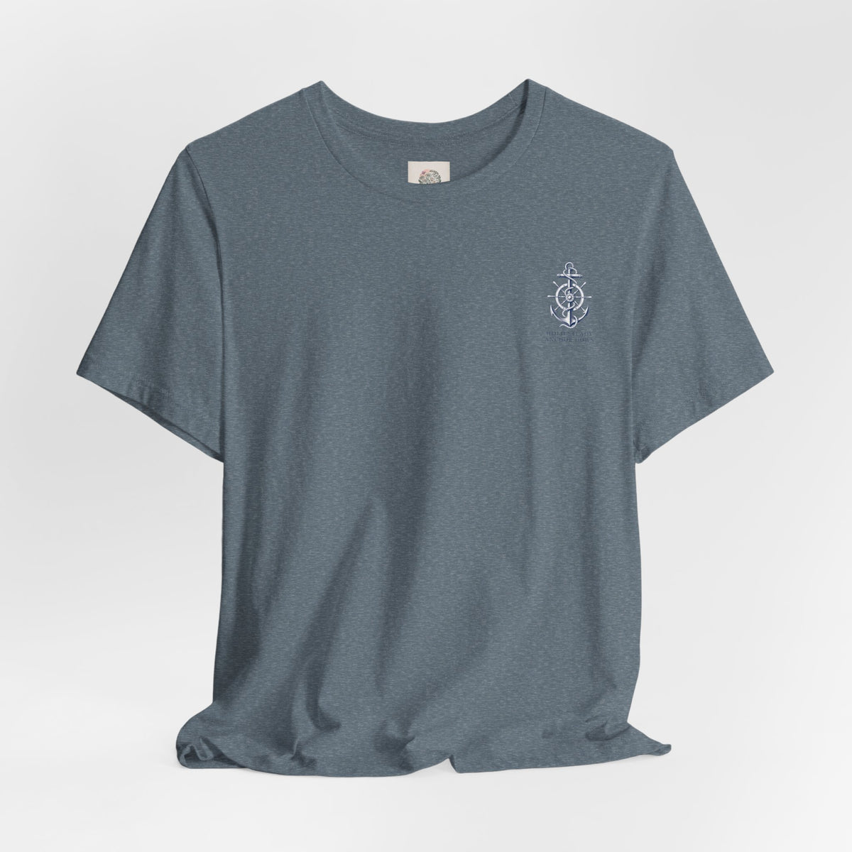 Anchor Graphic Tee — "Hold Steady Anchor Down" Nautical Shirt