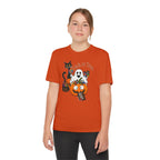 Kids Halloween Trick or Treat T-Shirt — Cute Pumpkin, Ghost & Black Cat Design