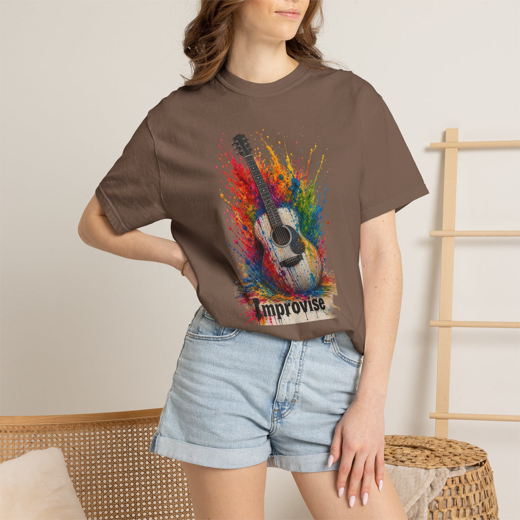 Improvise Guitar Musician T-Shirt