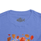 Toddler Halloween Pumpkin and Autumn Leaves Tee