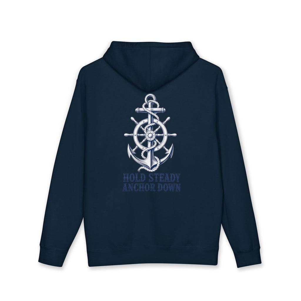 Nautical Anchor Unisex Heavyweight Hoodie