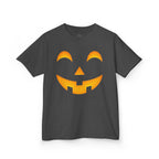 Kids Halloween Pumpkin Face Tee — Cute Jack-O'-Lantern T-Shirt for Children
