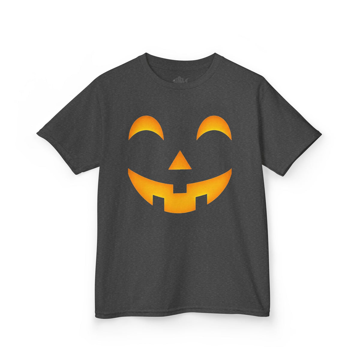 Kids Halloween Pumpkin Face Tee — Cute Jack-O'-Lantern T-Shirt for Children