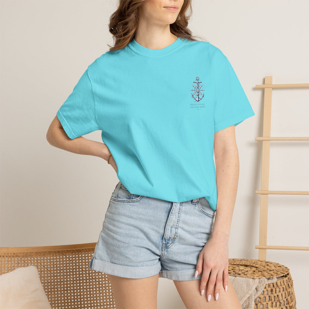 Nautical Anchor -Unisex Garment-Dyed T-shirt