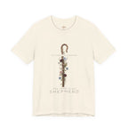 Shepherd Floral Staff T‑Shirt — 'The Lord Is My Shepherd' Faith Tee