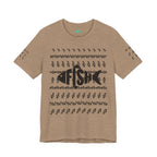 Fish Graphic Tee — 'FISH' Silhouette Fishing Shirt