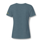Orange Slice Splash T-Shirt | Citrus Fruit V-Neck Tee