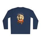 Halloween Pumpkin & Black Cat Long Sleeve Tee — "Trick or Treat / Hello Halloween"