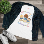 Women's Praise Choir Tee — "When the Praises Go Up, The Blessings Come Down"