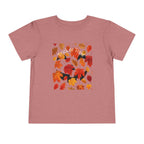 Toddler Halloween Pumpkin and Autumn Leaves Tee