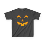 Kids Halloween Pumpkin Face Tee — Cute Jack-O'-Lantern T-Shirt for Children