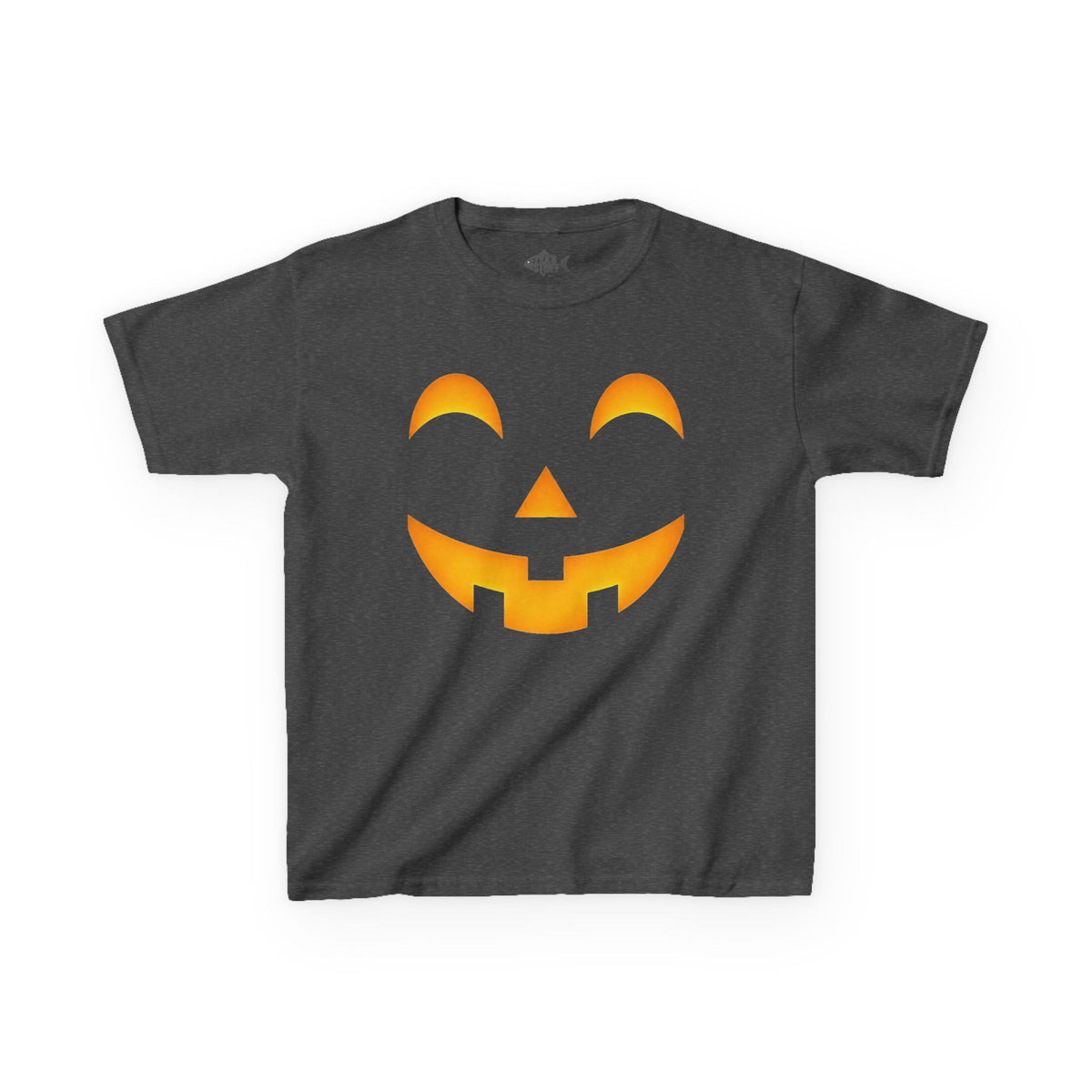 Kids Halloween Pumpkin Face Tee — Cute Jack-O'-Lantern T-Shirt for Children