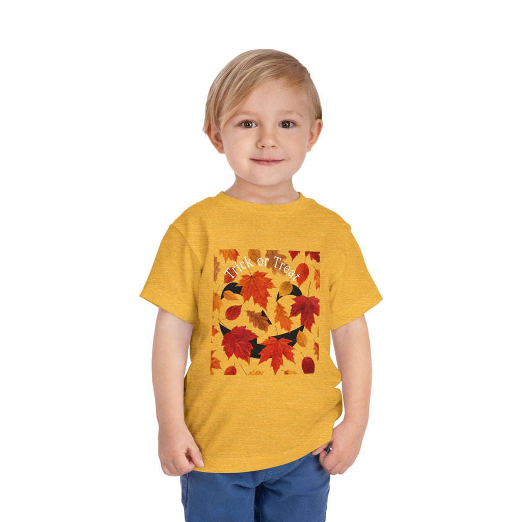 Toddler Fall Leaves Short Sleeve Tee